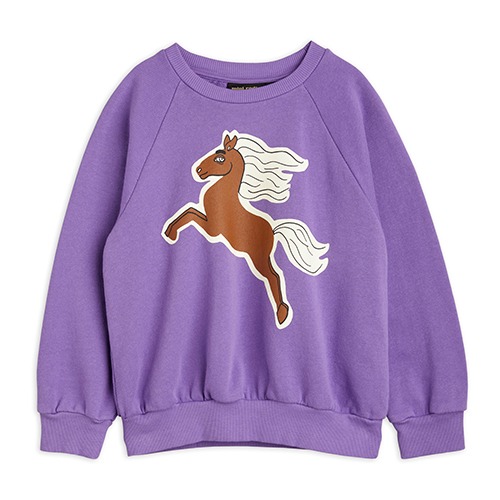 [minirodini] Horses sp sweatshirt - Purple
