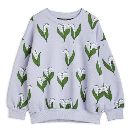 [minirodini] Lily of the valley aop sweatshirt - Blue