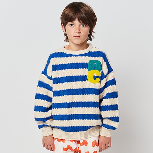 [bobochoses] Blue stripes jumper - KID