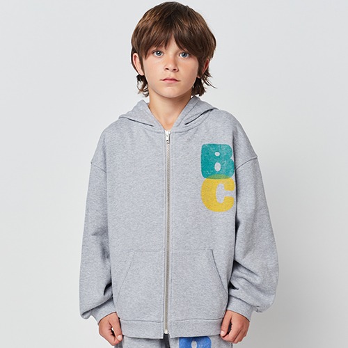 [bobochoses] Bobo Choses Color Block zipped sweatshirt - KID