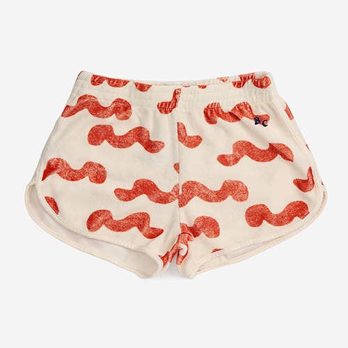 [bobochoses] Waves all over terry shorts - KID