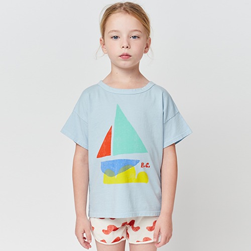 [bobochoses] Multicolor Sail Boat T-shirt - KID