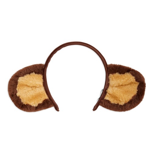 [minirodini] Ear faux fur headband - Brown
