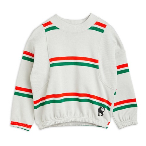 [minirodini] Stripe aop sweatshirt - Grey