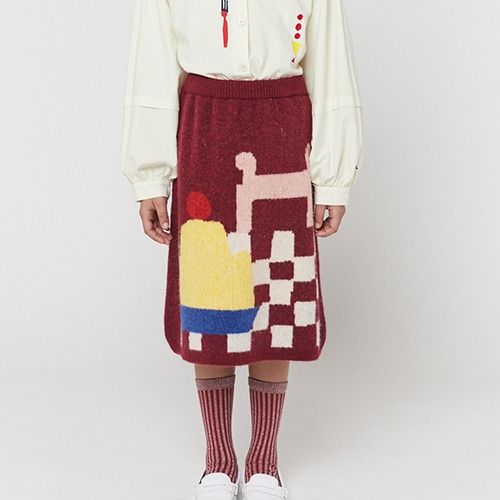 [bobochoses] Yummy Cake Knitted Skirt