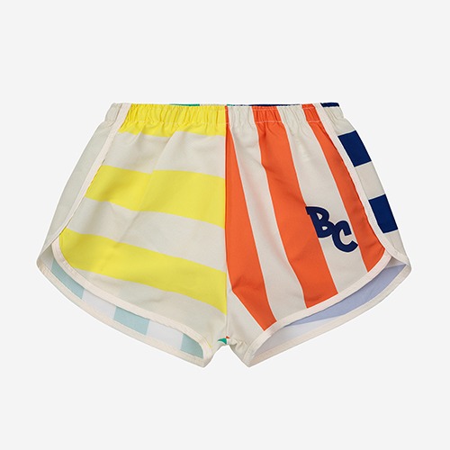 [bobochoses] Multicolor Stripes swim shorts