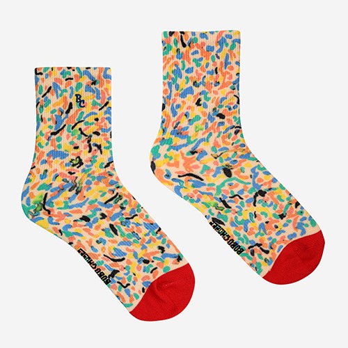 [bobochoses] Confetti All Over long socks